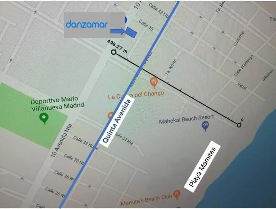 Danzamar 1A Loft C/ Piscina Cerca De Playa Mamitas Apartment Playa del Carmen 0*,