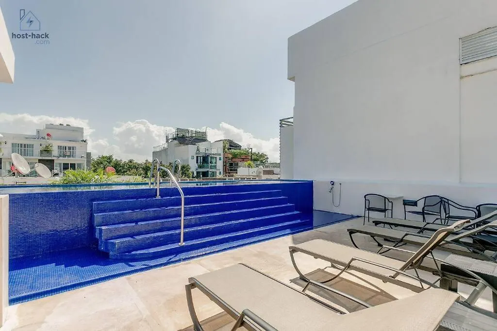 Danzamar 1A Loft C/ Piscina Cerca De Playa Mamitas Apartment Playa del Carmen